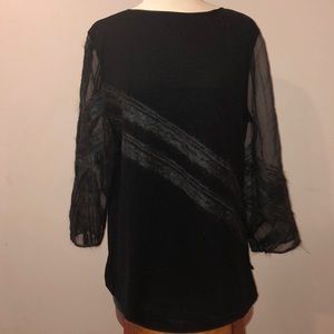 Gianfranco Ferre Wool & Silk Blouse Sz 12